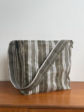 ANTIQUE FRENCH TICKING BIG'UN FORAGER BAG