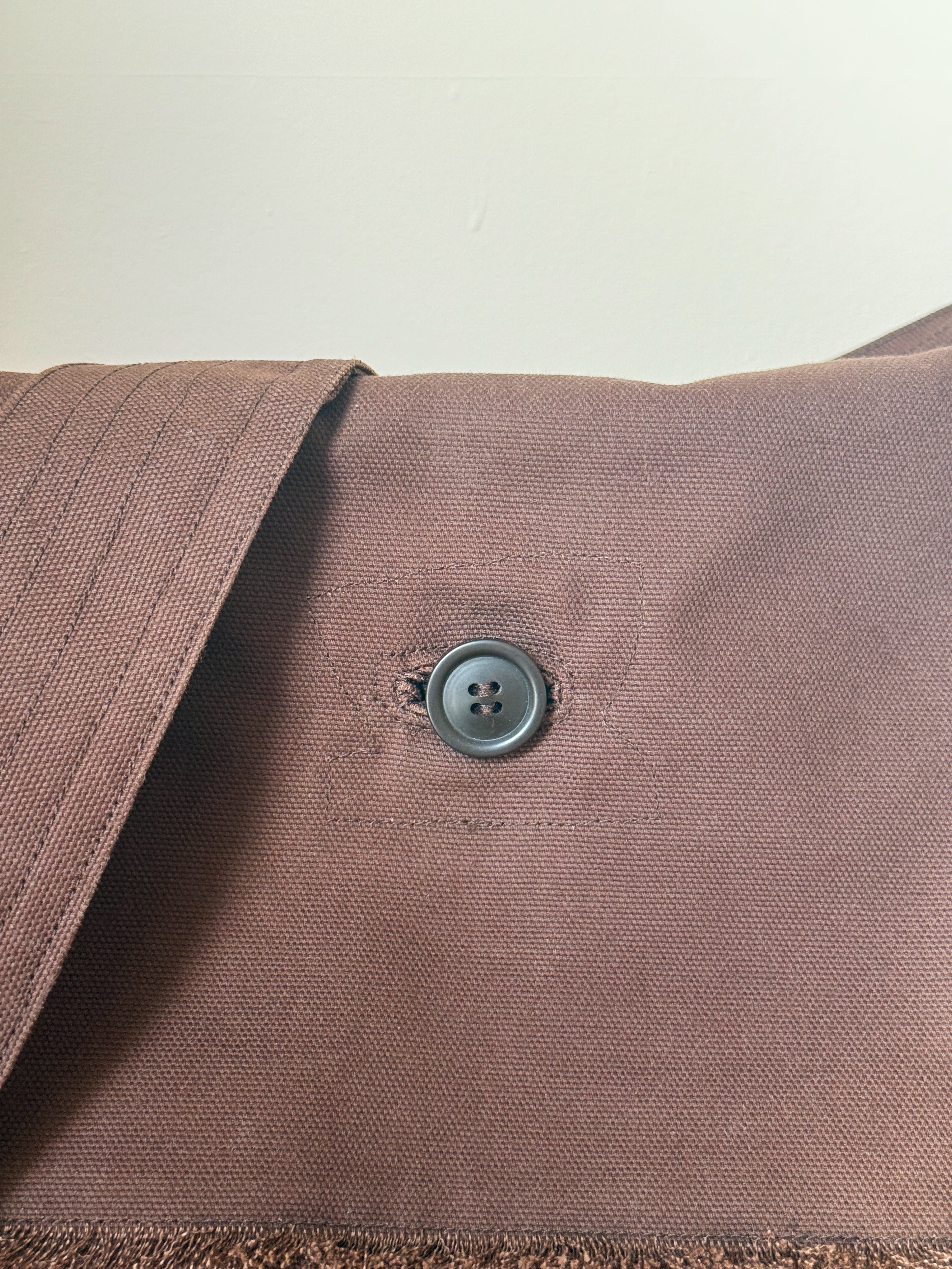 10oz JAPANESE COTTON CANVAS MESSENGER - OAK