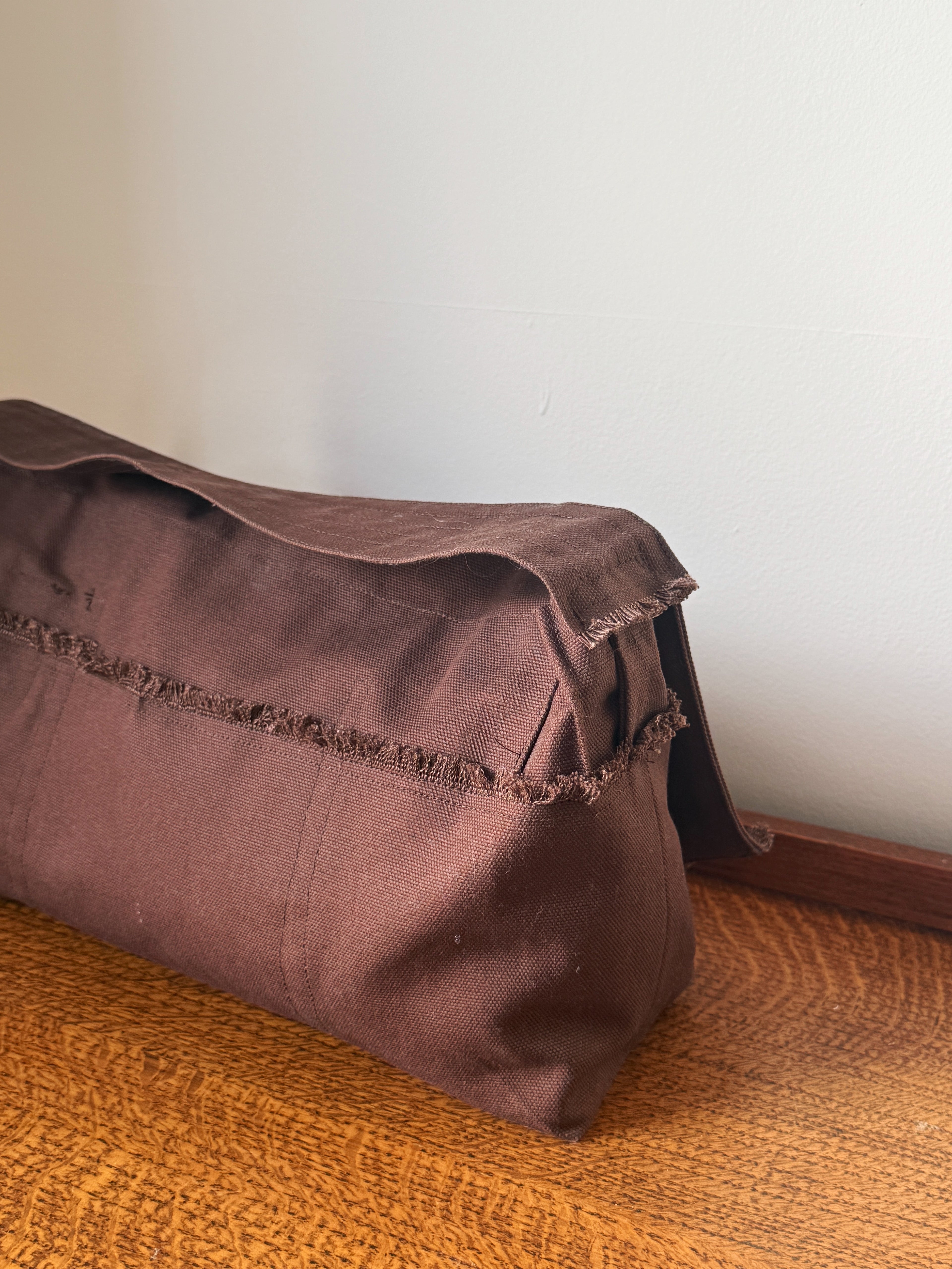 10oz JAPANESE COTTON CANVAS MESSENGER - OAK