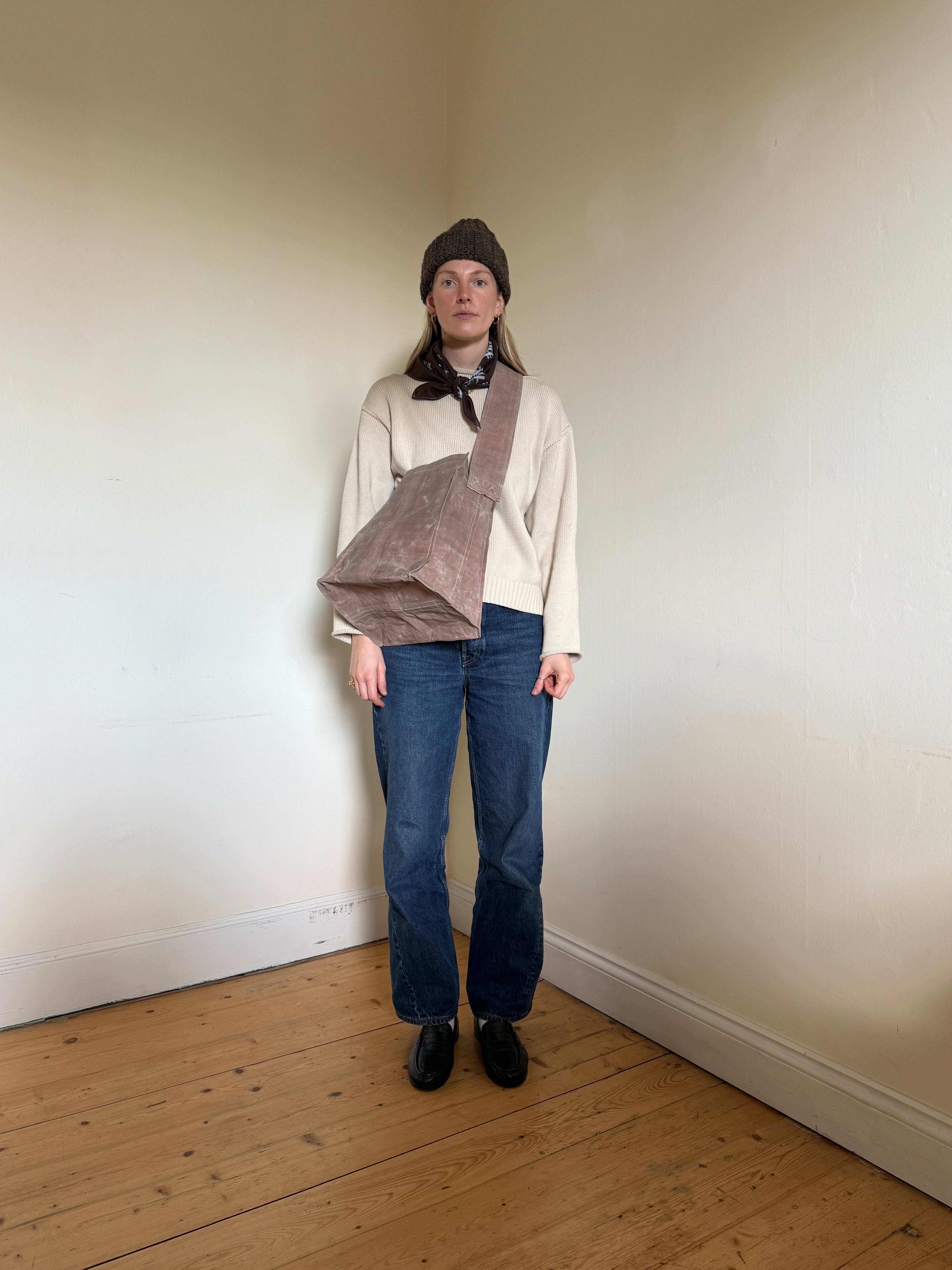 Knitted Wool Beanie - Grey Cairns
