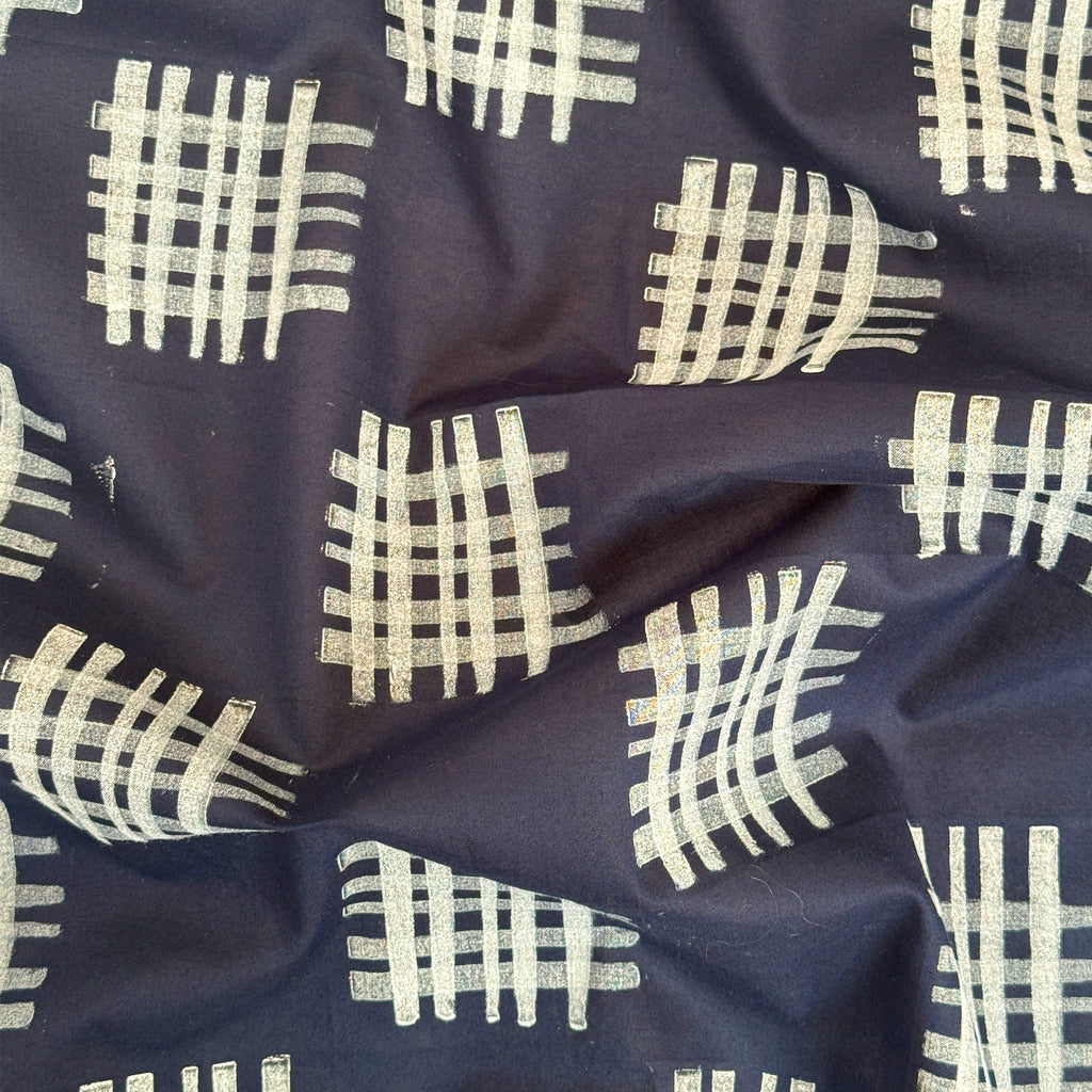 GINGHAM - NAVY