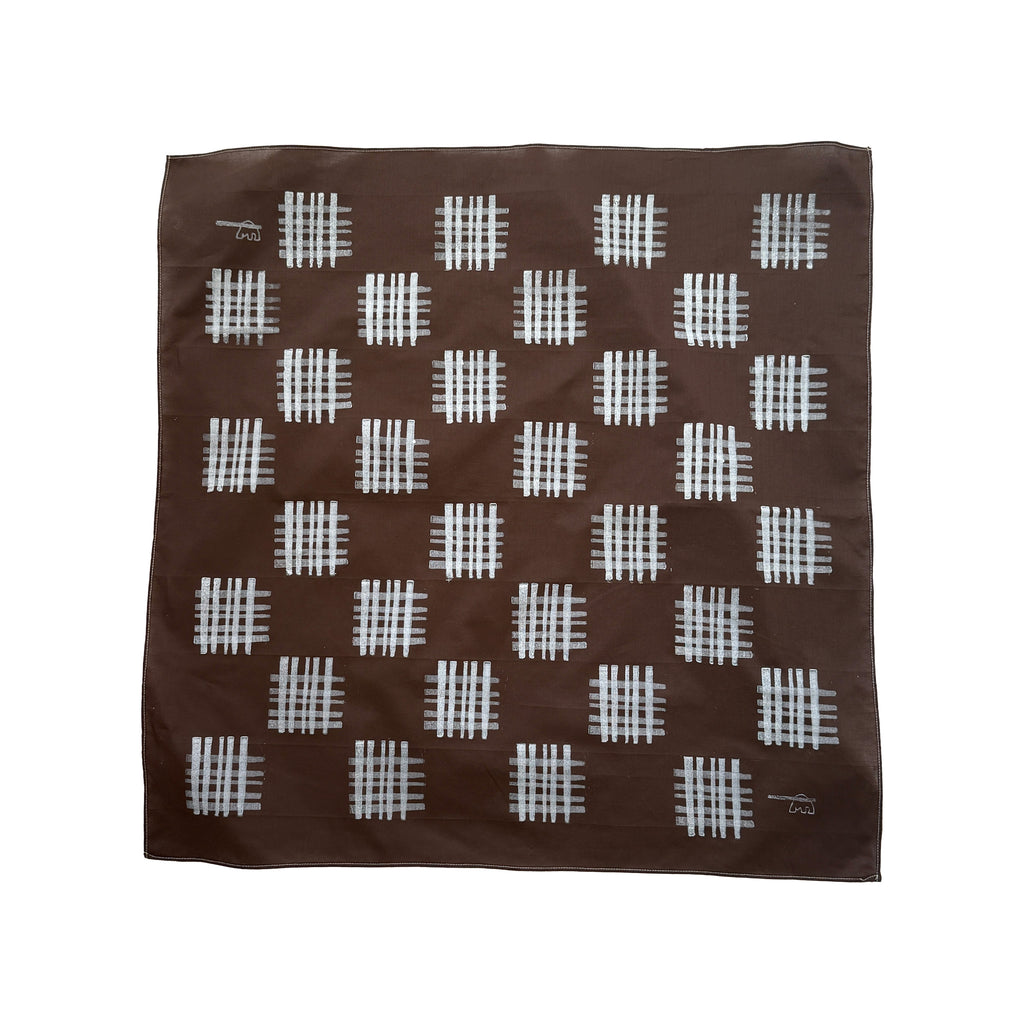 GINGHAM - MOORLAND BROWN